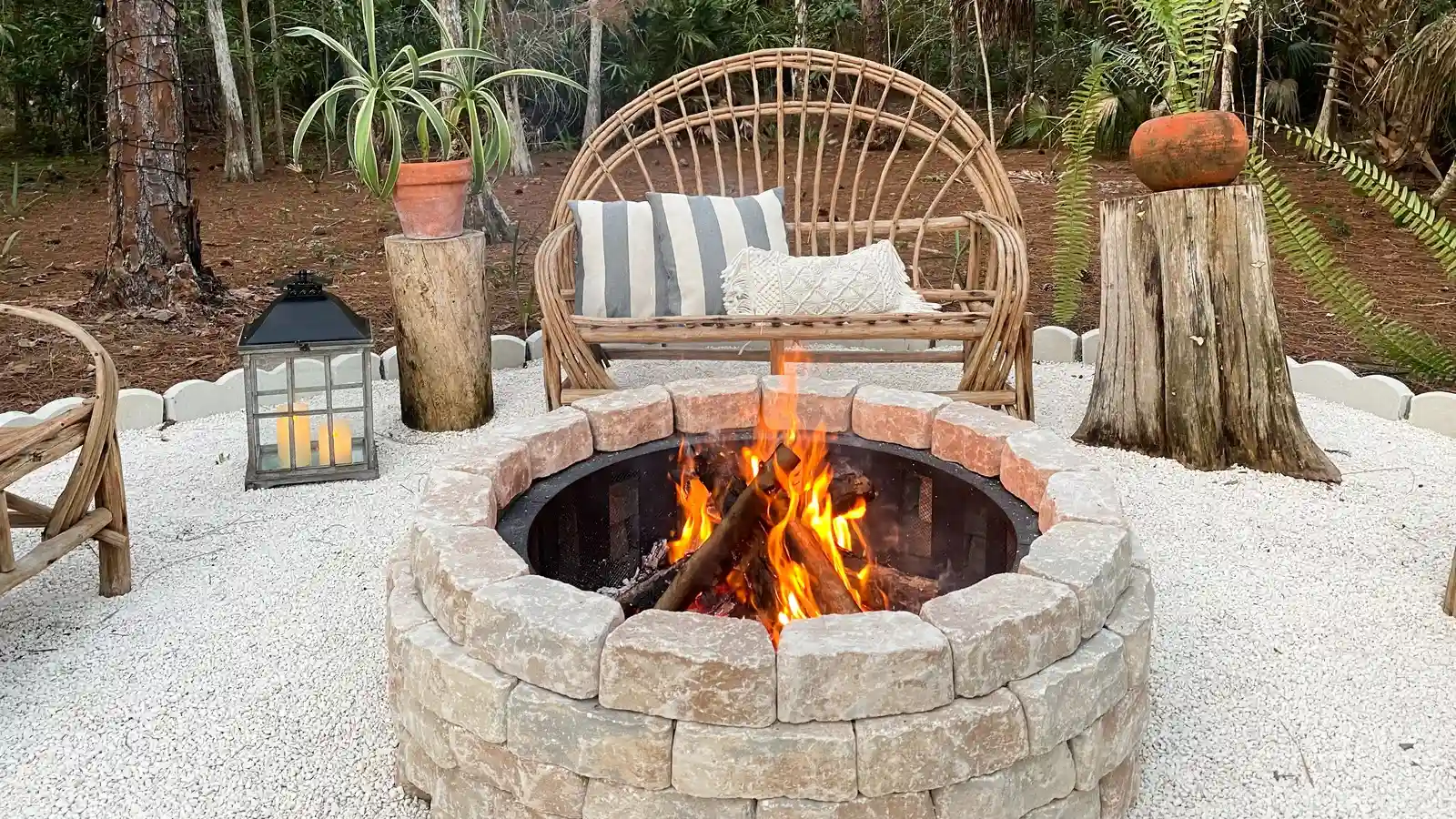 Creating a fire pit in your backyard